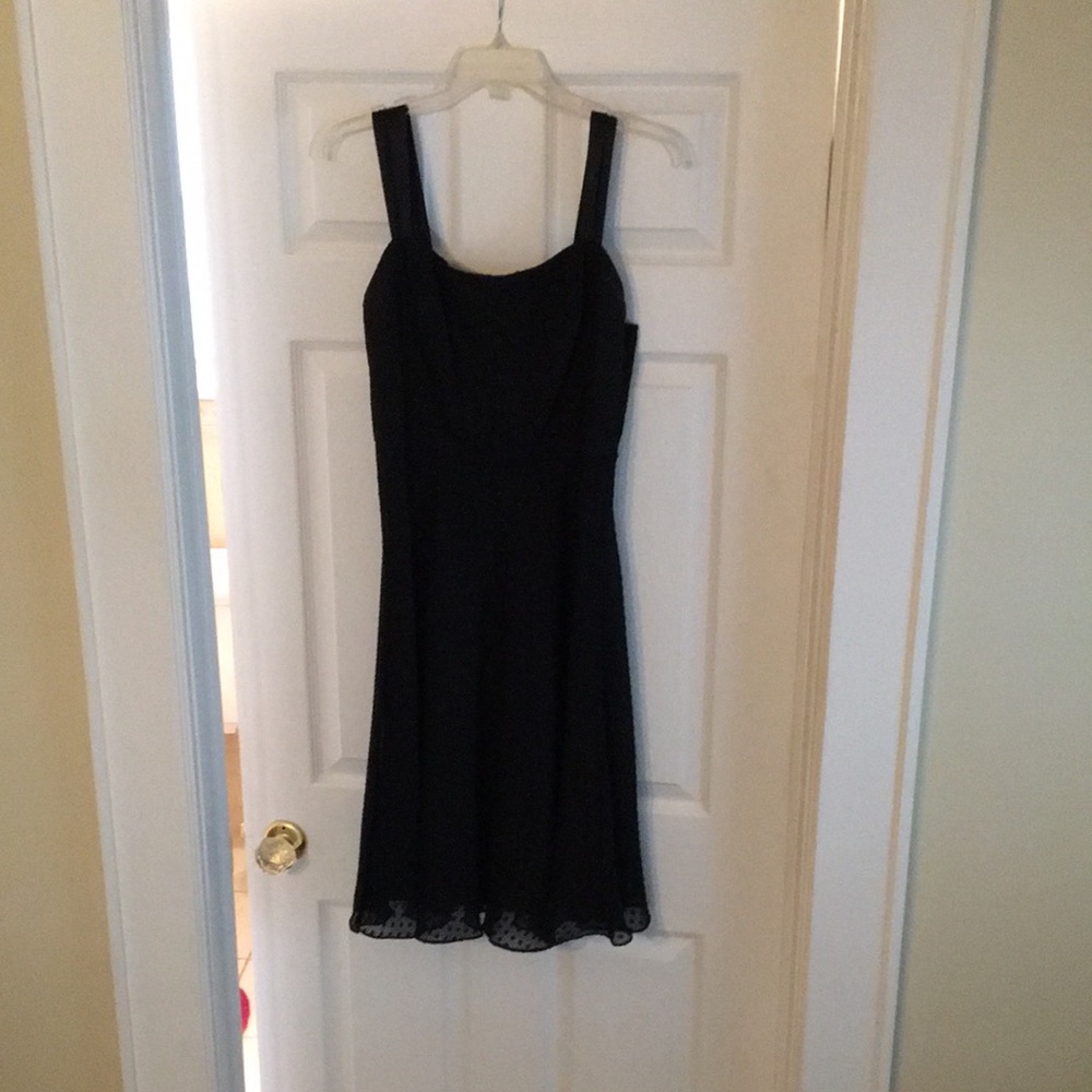 Evan-Piccone Dress, Black, Size 10